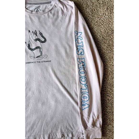 Volcom T-Shirt Men's Small Purple Long Sleeve - Picture 3 of 10